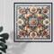5D Mandala Diamond Painting Kits, Flower Diamond Art Painting Kits for Adults DIY Full Drill Diamond Dots Crystal Craft Kits for Home Wall Decor Gifts 11.8x11.8 inch